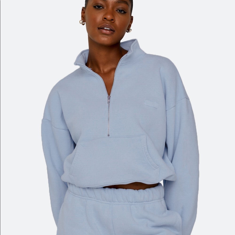 SETactive half zip sweatshirt in baby